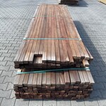 Ca. 204x Hardhouten Regels Geschaafd, 42x57mm, lengte 79/305cm, 125/33